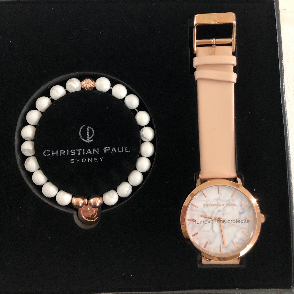 Christian Paul Watch + Bracelet gift set